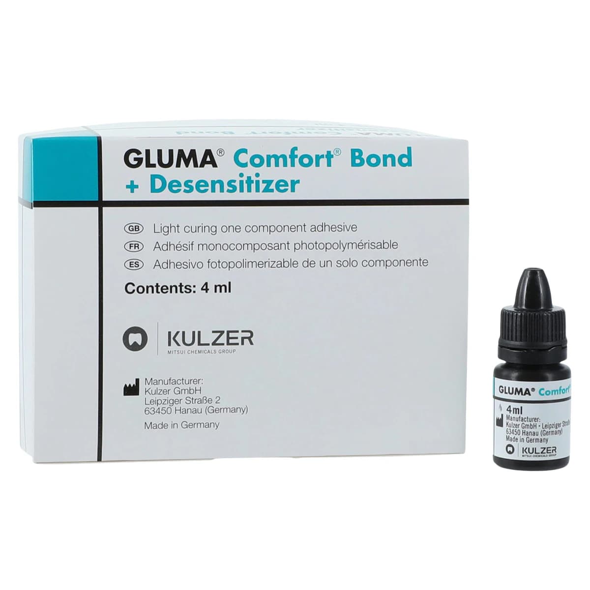 Gluma Comfort Bond + Desensitizer, 4 mL Bottle, 66001710 - Gluma Comfort Bond + Desensitizer 4 ml Bottle Ea - Image 1