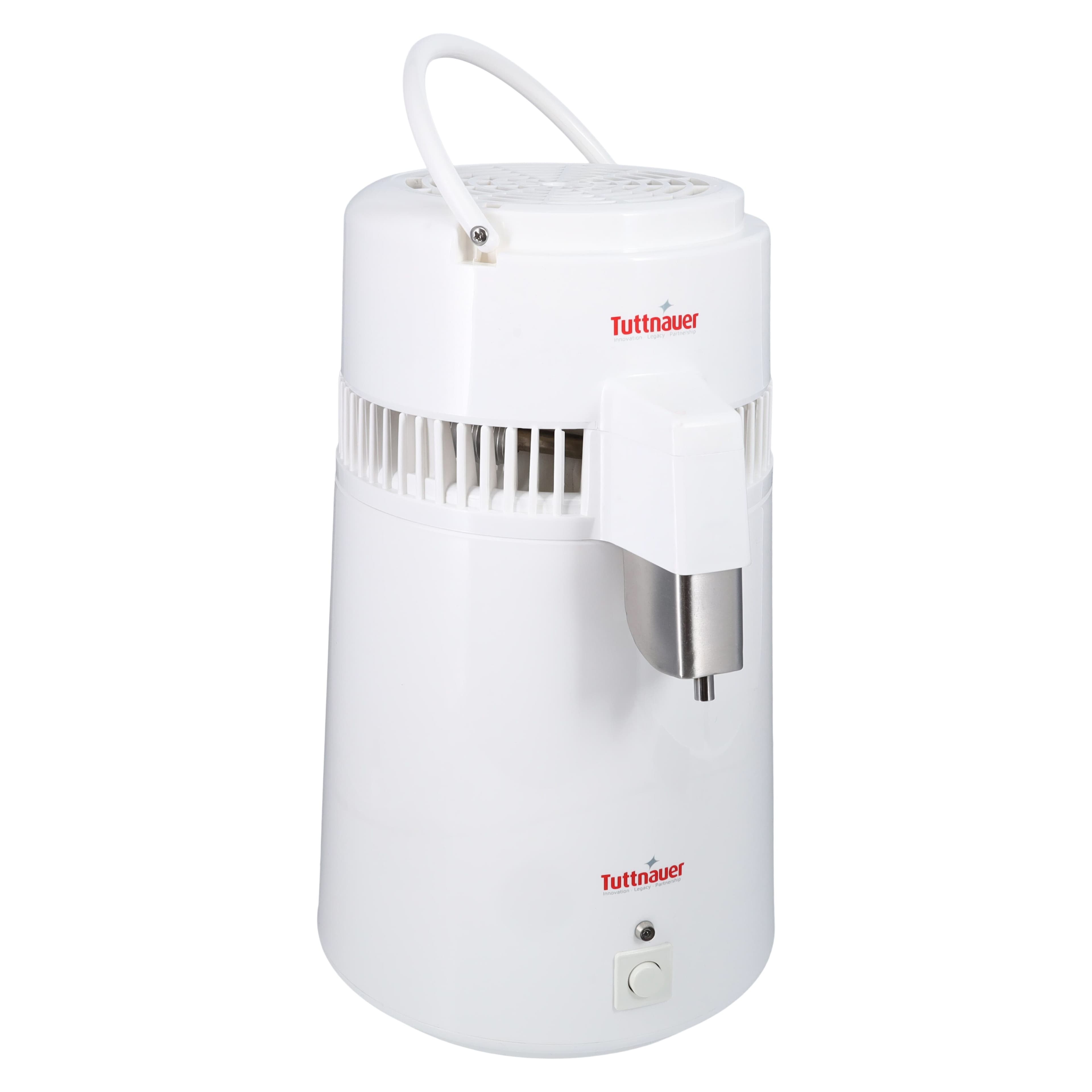 Tuttnauer DS1G Steam Water Distiller, 4L (1 Gallon) Capacity, 110-120V, White - Water Distiller 1gallon - Image 1