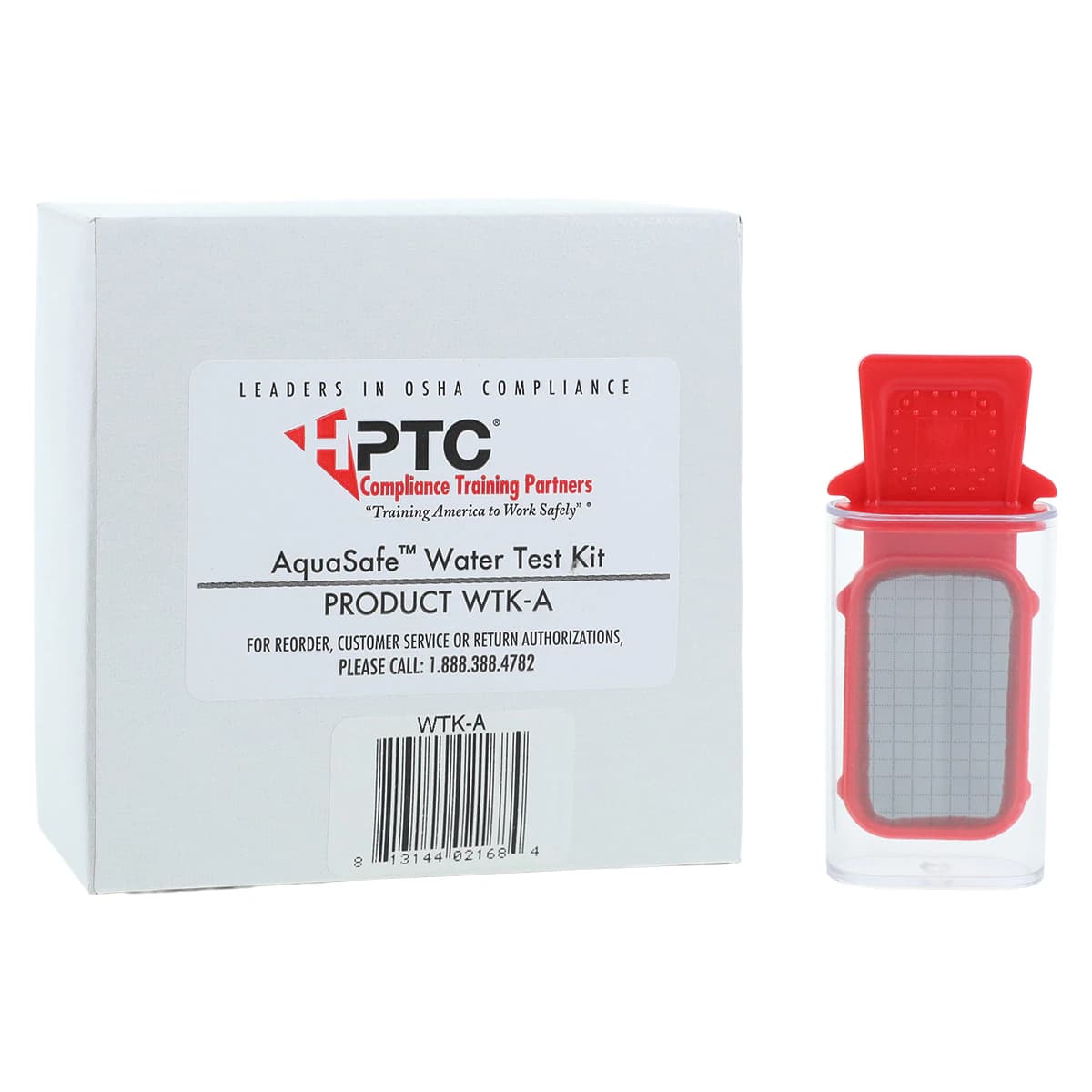 Aquasafe Water Test Kit, Single Test Kit, WTK-A - Aquasafe Water Test Kit 1-Unit - Image 1
