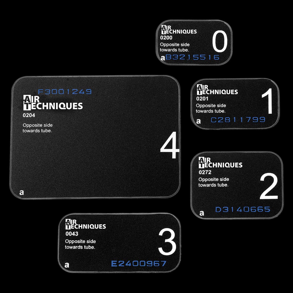 Air Techniques ScanX Intraoral Phosphor Storage Plates, Size 0, Wireless Flexible, 2/Pk, 73445-0 - ScanX Phosphor Plate, Size 0, 2/Pk, 73445-0 - Image 1