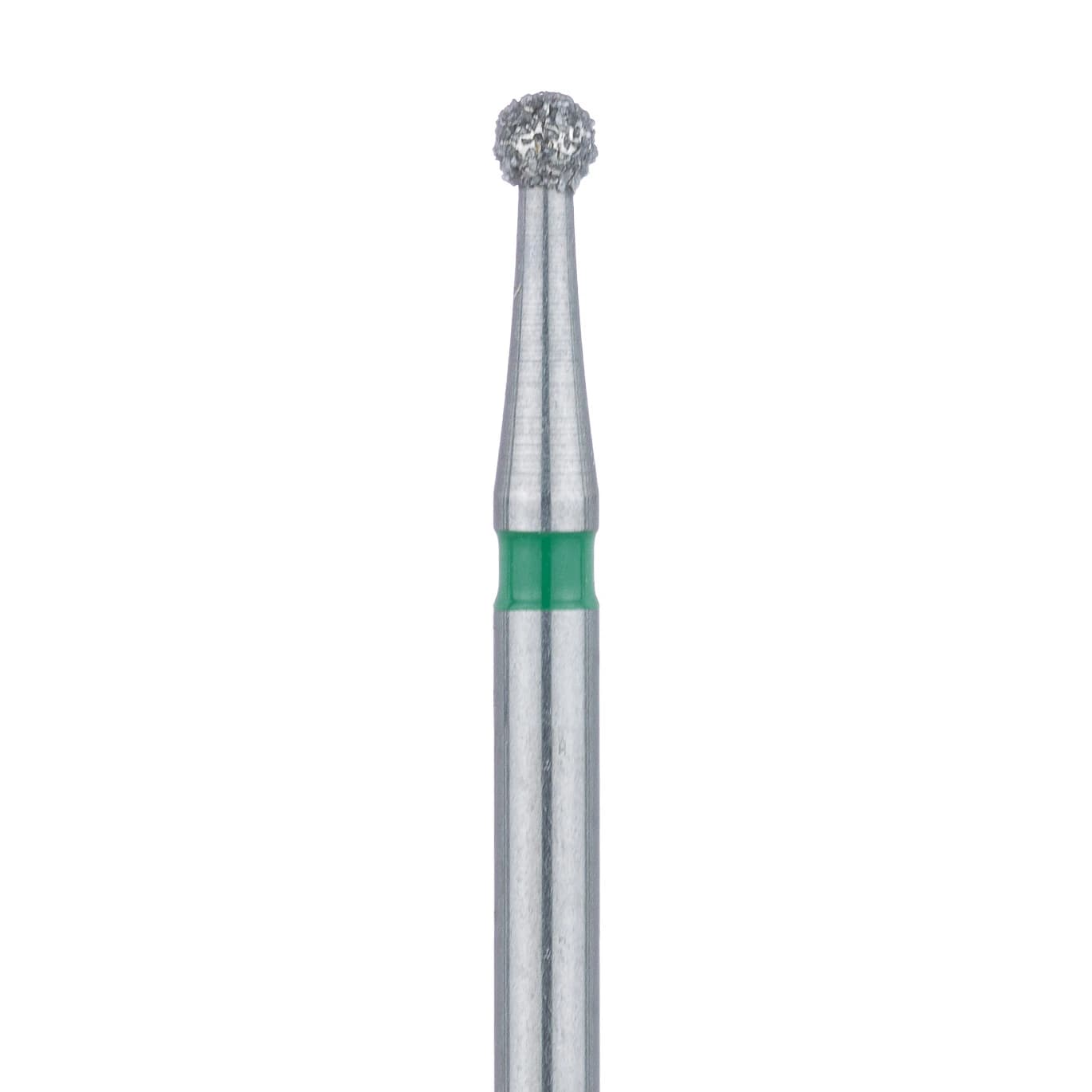 Meisinger Multi-Use Diamond Bur, FG, Round, #801G, 1.6 mm, Coarse, Green, 5/Pk, 801G-016-FG - Meisinger Multi-Use Diamond Burs, FG, Round, # 801G, 1.6 mm, Coarse, Green, 5/Pk, 801G-016-FG - Image 1
