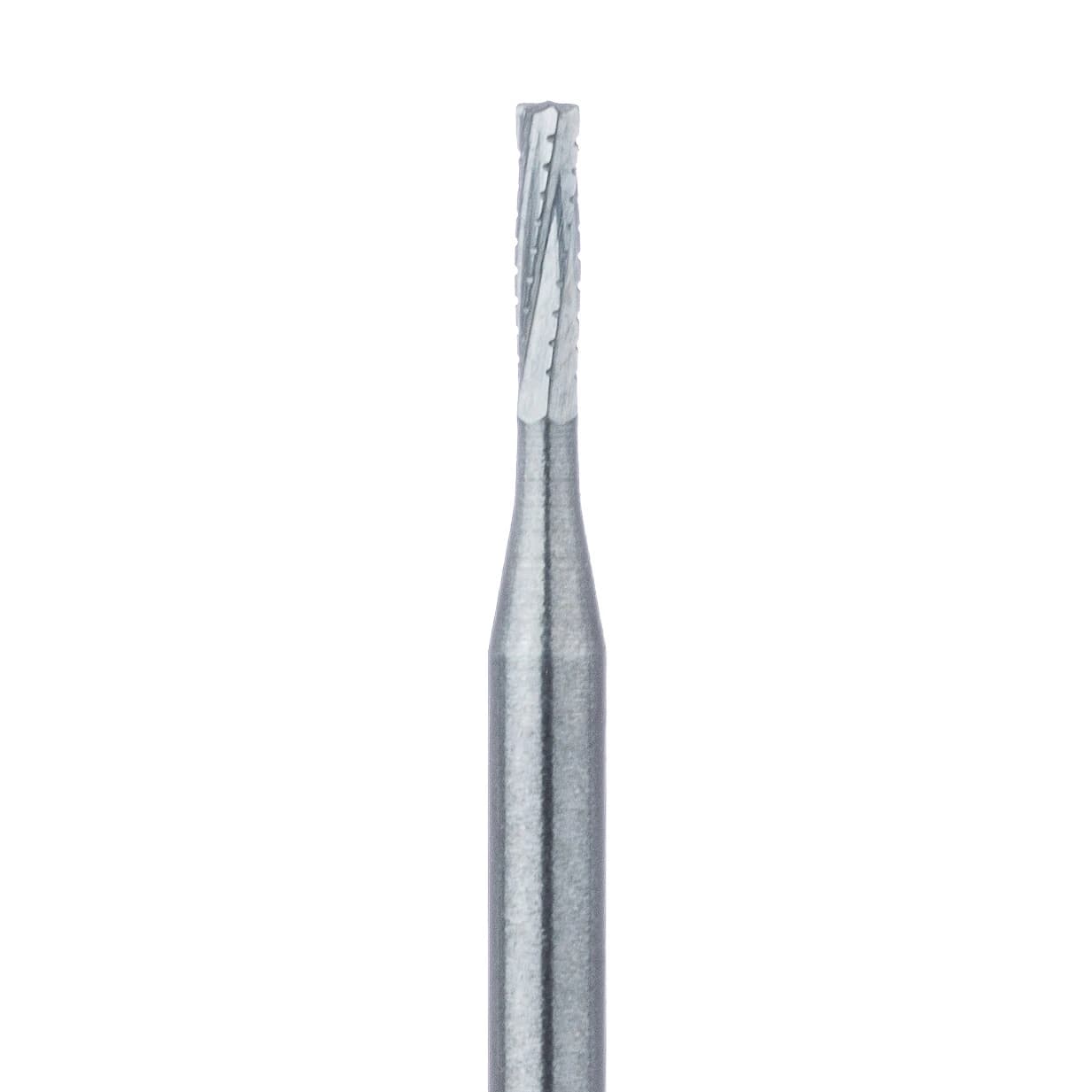 Meisinger Tungsten Carbide Bur #556, Straight Fissure Cross Cut, Friction Grip, 0.9 mm Diameter, 100/Pack, C0556FG - Tungsten Carbide Burs – HM 31 Straight Fissure Cross Cut FG, 100/Pkg - Size #556, 0.9 mm Diameter - Image 1
