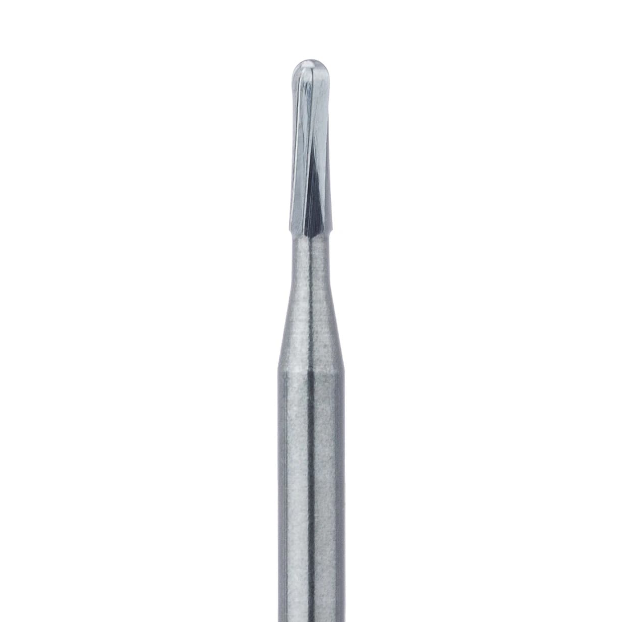 Meisinger Tungsten Carbide Bur #1157, FG Round End Cylinder, 4.1 mm Working Length, 100/Pack, C1157FG - Tungsten Carbide Burs – HM 21R Straight Dome FG, 100/Pkg - Size #1157, 4.1 mm Diameter - Image 1