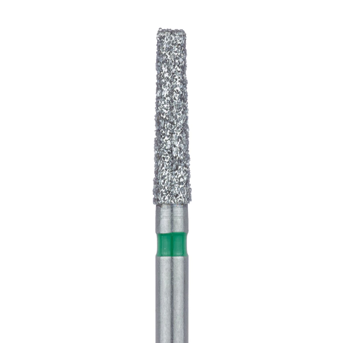 Meisinger Multi-Use Diamond Bur, Friction Grip, Tapered Flat End, 847G, 1.8 mm, Coarse, Green, 5/Pk, 847G-018-FG - Multi-Use Diamond Bur, Friction Grip, Tapered Flat End, 847G, 1.8 mm, Coarse, Green, 5/Pk, 847G-018-FG - Image 1