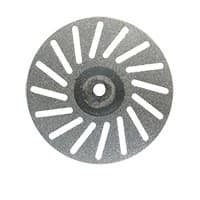 Meisinger Multi-Use Diamond Disc, 947DF-220-HP, 22 mm, Fine Grit, Double-Sided, Perforated, Super Flexible, Red Ring, Handpiece, 1/Pk - Diamond Disc, Handpiece, Super Flexible Perforated Double-Sided, 947, 22 mm, Fine, Red, 1/Pk, 947DF-220-HP - Image 1