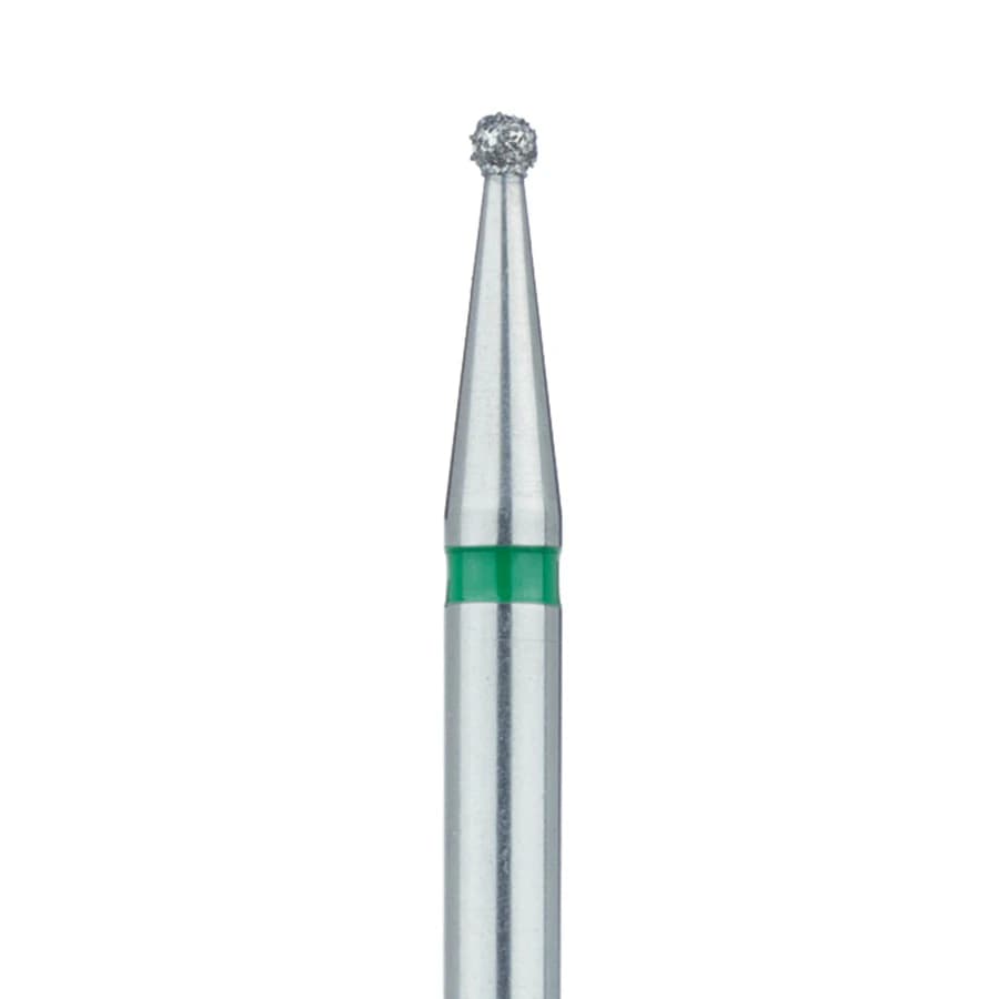 Meisinger 801G-014-HP Coarse Diamond Bur, Round, 1.4 mm, Handpiece (HP), 5/Pack - Meisinger Diamonds 801G-014-HP Coarse 5/Pk - Image 1