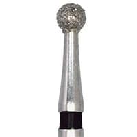 Meisinger Diamond Bur, Surgical Length FGXL, Round 801H, 1.8 mm, Super Coarse (Black), 5/Pk, 801H-018-SU - Diamond Bur, Surgical Length, 801H, 1.8 mm, Super Coarse, 5/Pk, 801H-018-SU - Image 1