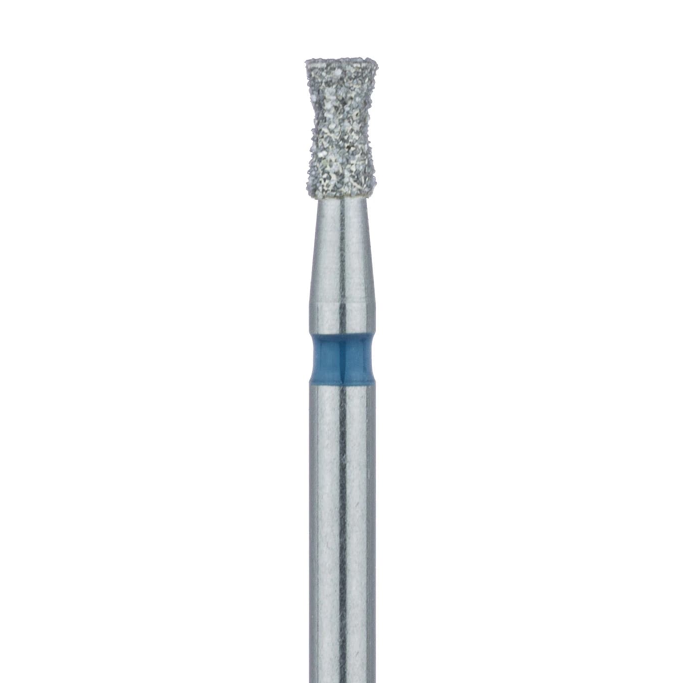 Meisinger 806-018-FG Diamond Bur, FG, Medium Grit, Blue Ring, Hourglass/Double Inverted Cone, 1.8 mm Head Diameter, 3.0 mm Head Length, 5/Pack - Meisinger Diamond, FG, Medium, Blue, Hourglass, 806-018, Pkg/5 - Image 1