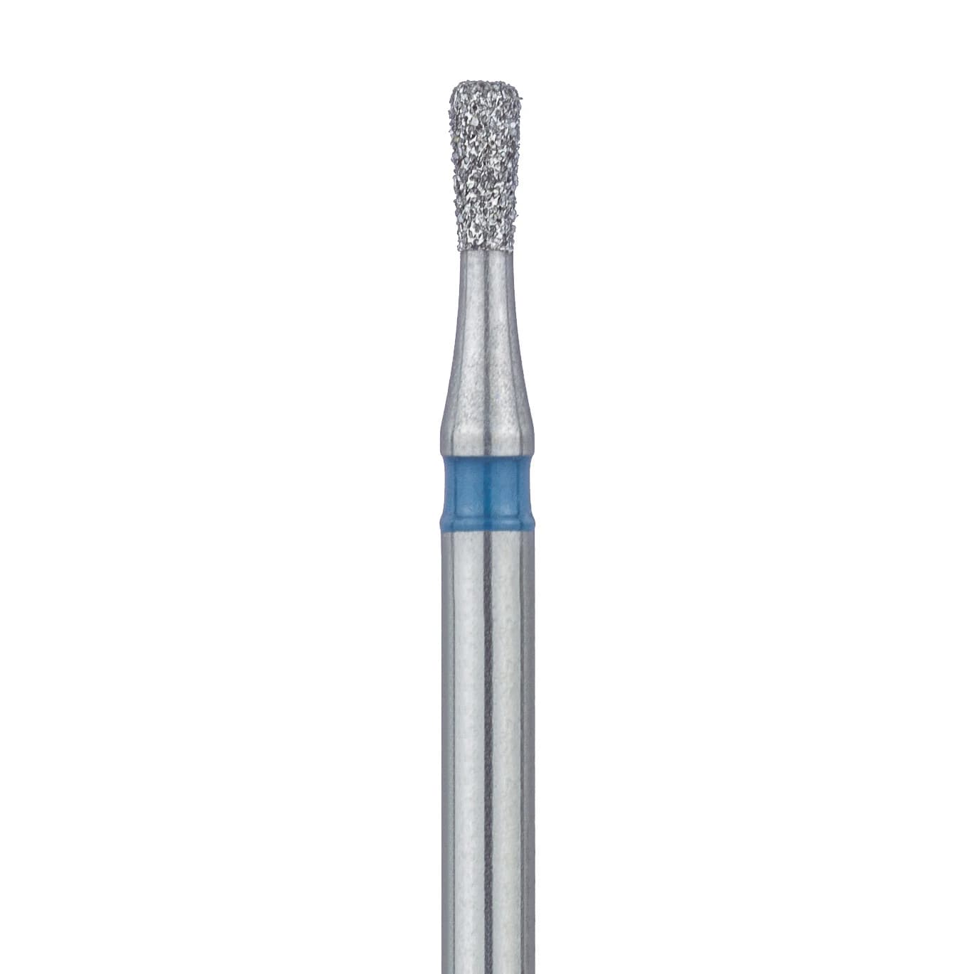 Meisinger Diamond Bur, FG, Pear, Medium Grit (Blue), 1.2 mm Head, 808-012, Pkg/5 - Meisinger Diamond, FG, Medium, Blue, Pear, 808-012, Pkg/5 - Image 1