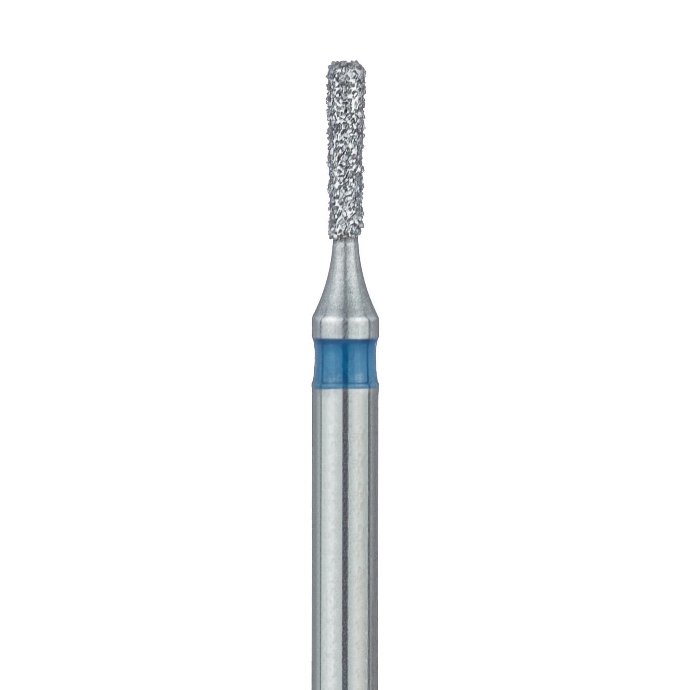 Meisinger 808L-010 FG Medium Diamond Bur, Long Pear, 1.0 mm, Friction Grip, 5/Pack - #808L-010 Medium Diamond Bur Long Pear FG Pack of 5 - Image 1