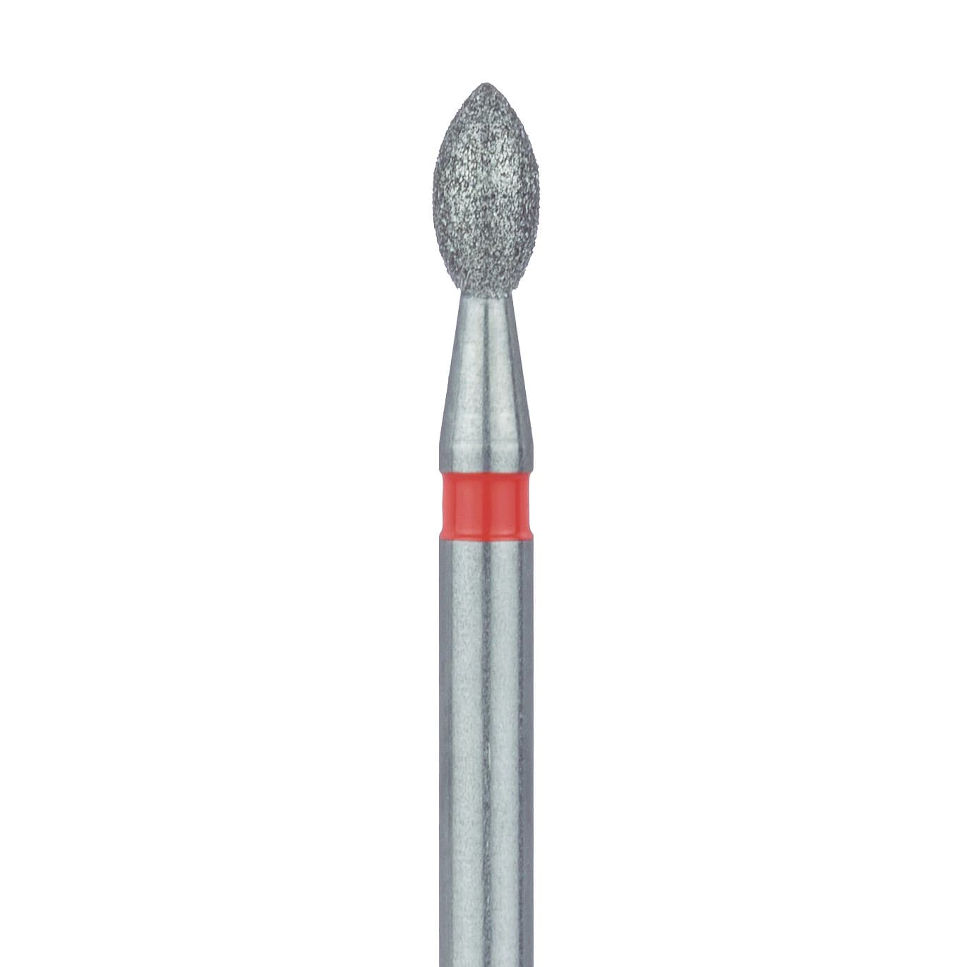 Meisinger Multi-Use Diamond Bur, FG, Pointed Football, #831F, 1.8 mm, Fine (Red), 5/Pk, 831F-018-FG - Meisinger Multi-Use Diamond Burs, FG, Pointed Football, # 831F, 1.8 mm, Fine, Red, 5/Pk, 831F-018-FG - Image 1