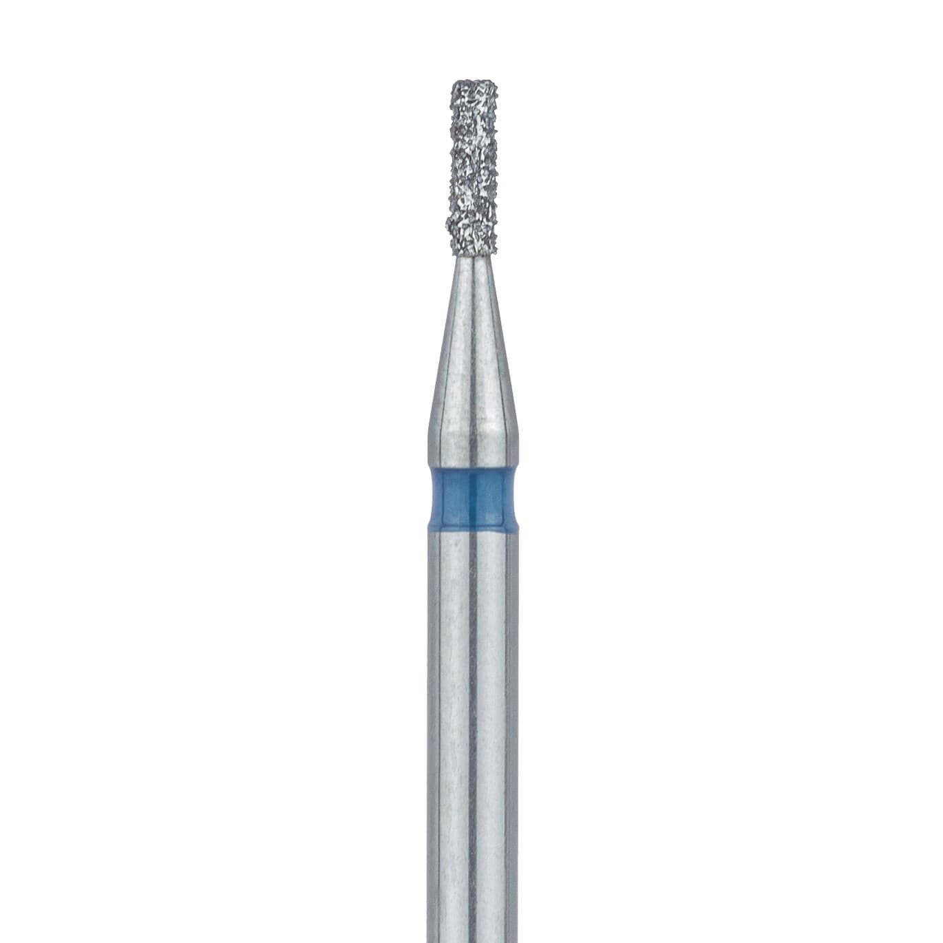 Meisinger 835-008-SS Diamond Bur, Cylinder, Medium Grit, 0.8 mm Diameter, Friction Grip Short Shank, 5/Pk - Meisinger Diamonds 835-008-SS Medium 5/Pk - Image 1