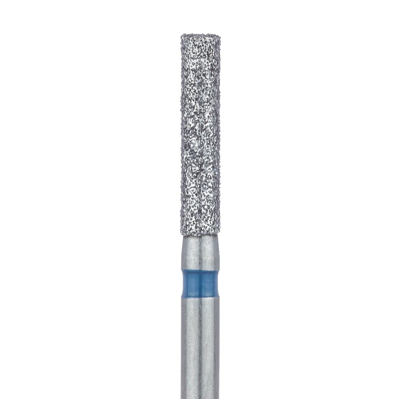Meisinger 837L-016-FG Diamond Bur, Medium Grit, Long Cylinder, Flat End, Friction Grip, 1.6 mm Diameter, 8.0 mm Head Length, 5/Pk - Meisinger Diamonds 837L-016-FG Medium 5/Pk - Image 1