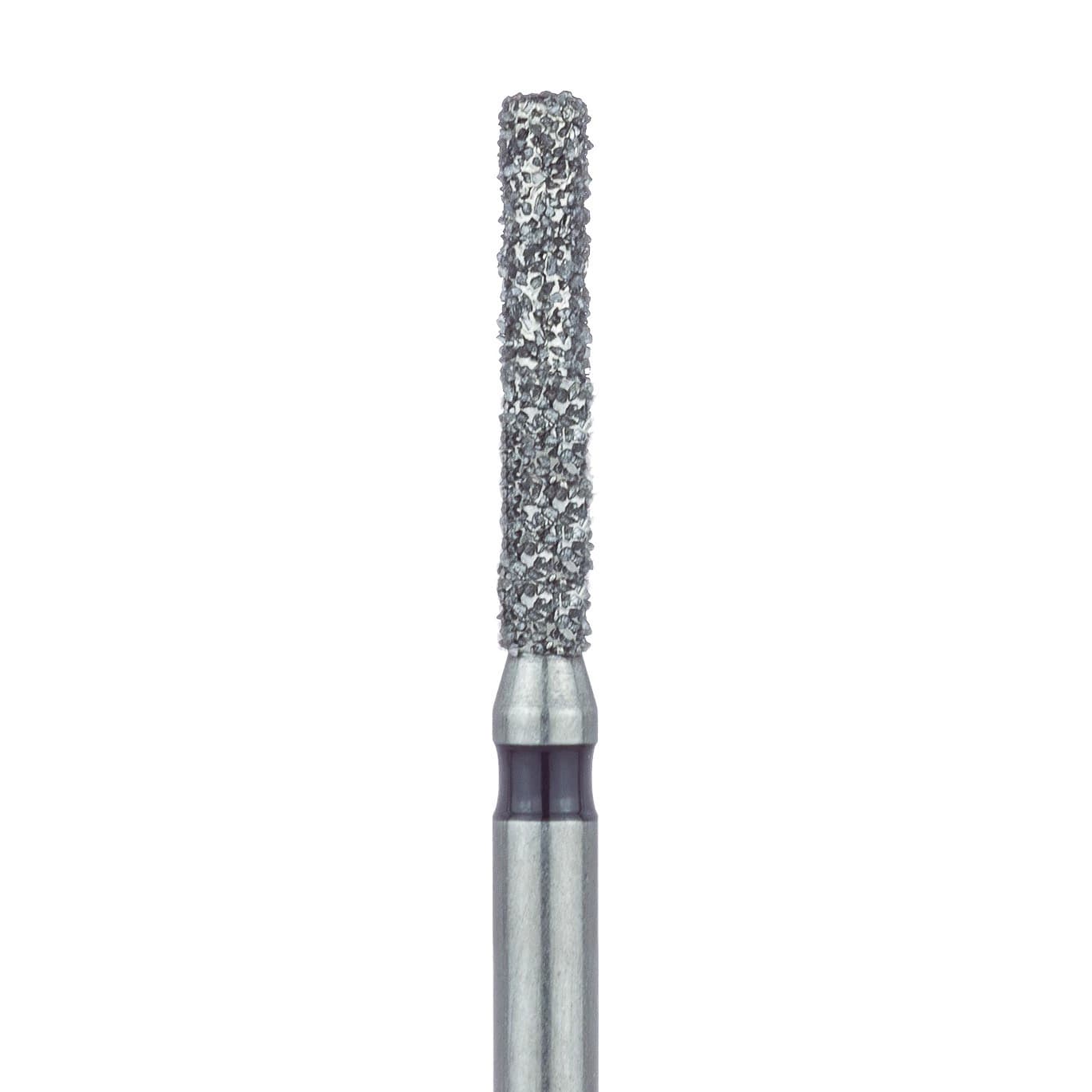 Meisinger 837LH-014-FG Diamond Bur, FG, Super Coarse, Black, Long Cylinder, Flat End, 1.4 mm Head Diameter, 8.0 mm Head Length, 5/Pkg - Diamond Instruments – FG, Super Coarse, Black, Cylinder, Flat End, 5/Pkg - 837LH-014-FG, 1.4 mm Head Diameter, 8.0 mm Head Length - Image 1