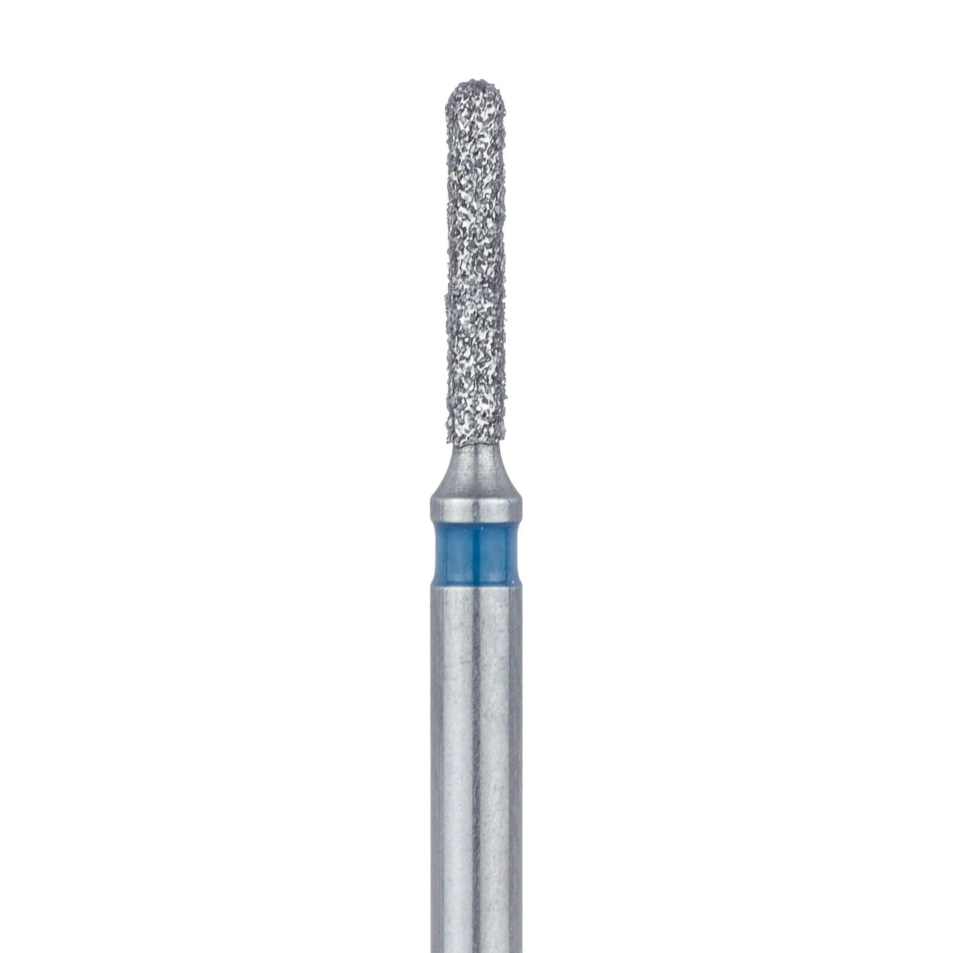 Meisinger 838L-010-FG Multi-Use Diamond Bur, Round End Cylinder, Medium Grit, 1.0 mm Diameter, 7 mm Working Length, Friction Grip, 5/Pk - Meisinger Diamonds 838L-010-FG Medium 5/Pk - Image 1