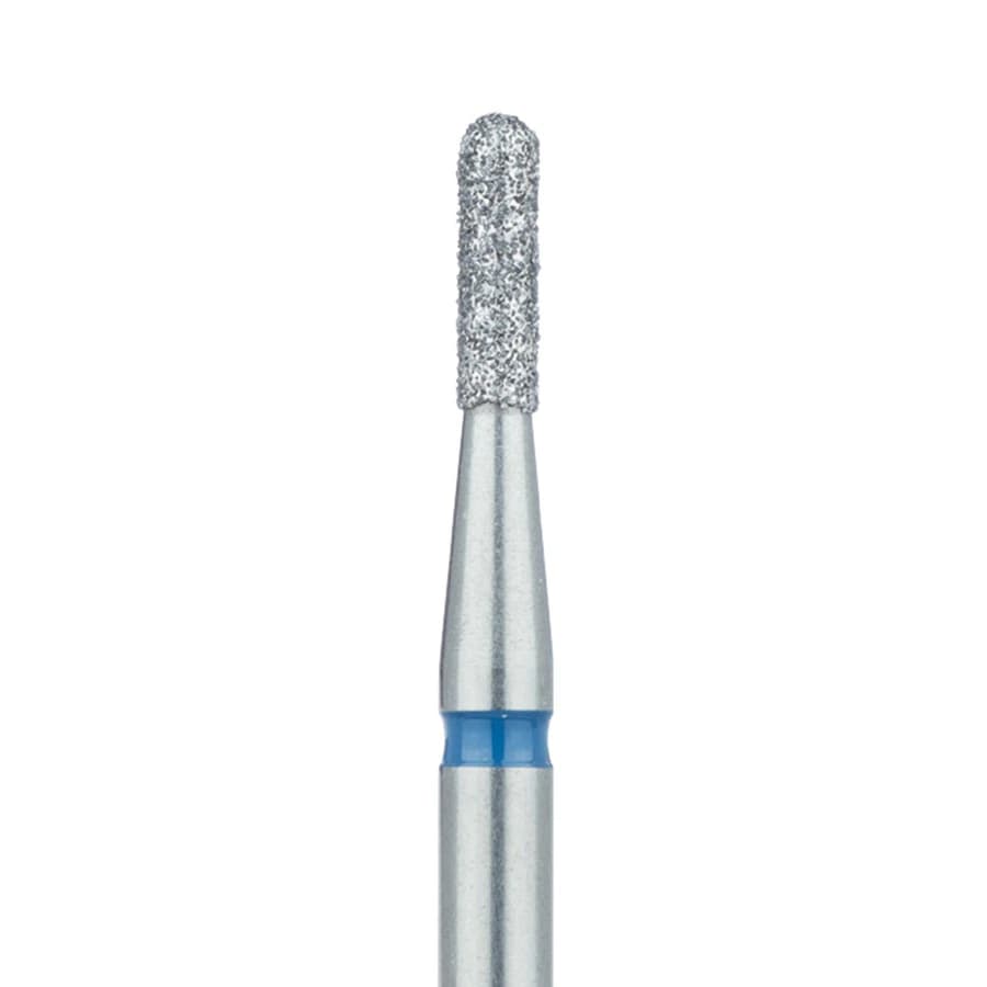 Meisinger 838L-016-HP Diamond Bur, Round End Cylinder, Medium Grit, 1.6 mm, HP Shank, 5/Pk - Meisinger Diamonds 838L-016-HP Medium 5/Pk - Image 1