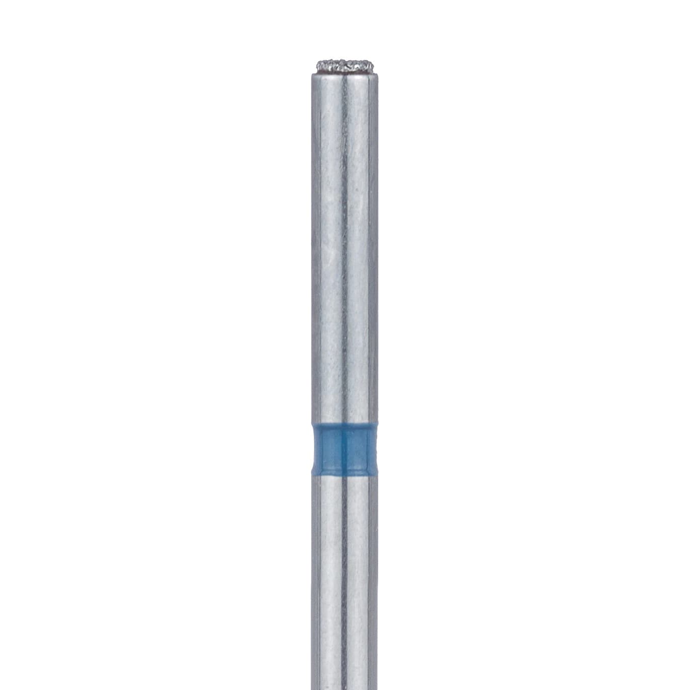 Meisinger Multi-Use Diamond Bur, FG, End Cutting Cylinder, #839, 1.6 mm Head Diameter, 0.2 mm Head Length, Medium (Blue), 5/Pk, 839-016-FG - Meisinger Multi-Use Diamond Burs, FG, End Cutting Cylinder, # 839, 1.6 mm, Medium, Blue, 5/Pk, 839-016-FG - Image 1