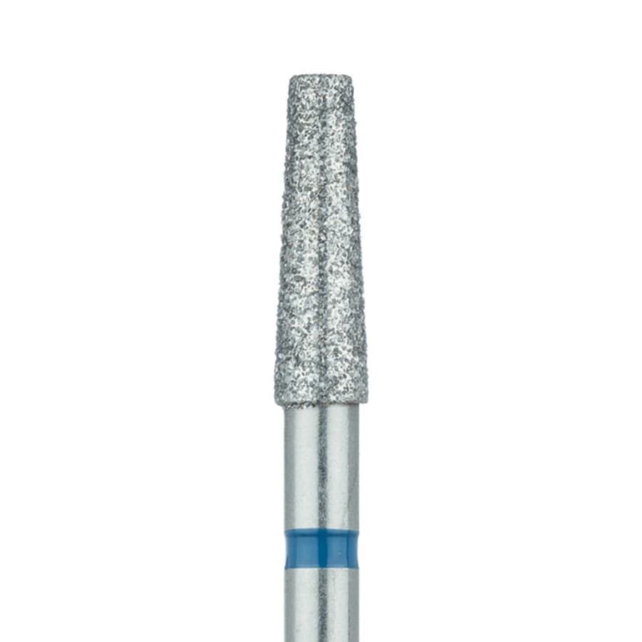 Meisinger 848-031-HP Diamond Bur, Flat End Tapered, Medium Grit, 3.1mm Diameter, 10mm Working Length, HP Shank, 2/Pk - Meisinger Diamonds 848-031-HP Medium 2/Pk - Image 1