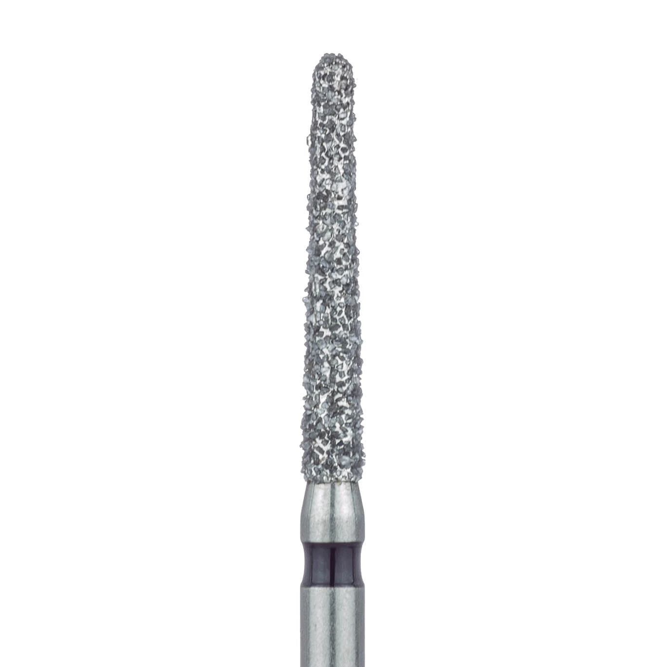 Meisinger 852H-016-SS Diamond Bur, Super Coarse, Round End Tapered, 1.6 mm, Friction Grip Short Shank, 5/Pack - Meisinger FG Diamonds - Super Coarse - 852-016 SS - Image 1