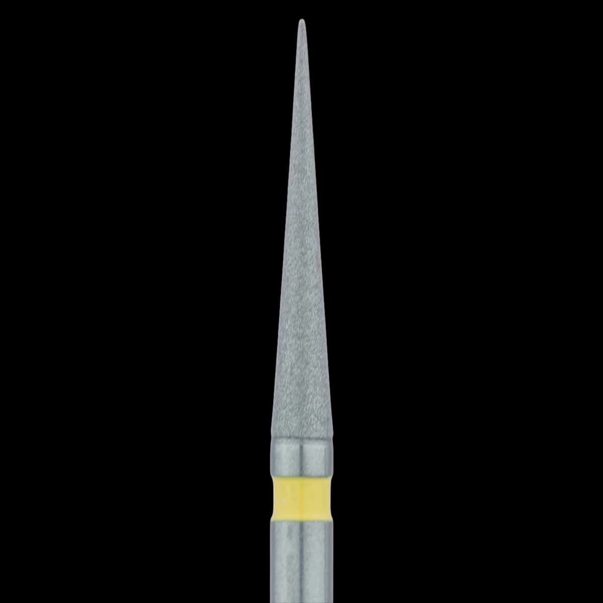 Meisinger Multi-Use Diamond Bur, FG, Long Needle, #859C, 1.4 mm, Extra Fine, Yellow, 5/Pk, 859C-014-FG - Meisinger Multi-Use Diamond Burs, FG, Long Needle, # 859C, 1.4 mm, Extra Fine, Yellow, 5/Pk, 859C-014-FG - Image 1