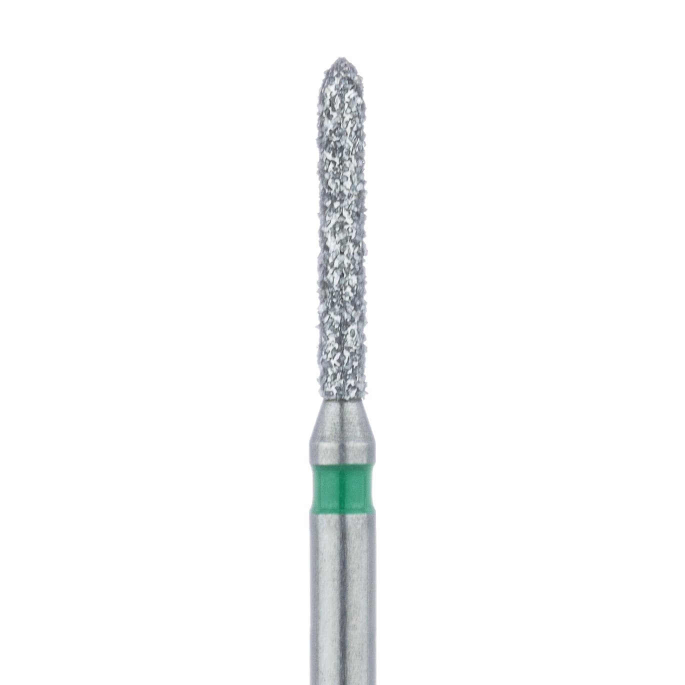 Meisinger Multi-Use Diamond Bur, FG, Long Torpedo, #868G, 1.2 mm, Coarse, Green, 5/Pk, 868G-012-FG - Meisinger Multi-Use Diamond Burs, FG, Long Torpedo, # 868G, 1.2 mm, Coarse, Green, 5/Pk, 868G-012-FG - Image 1