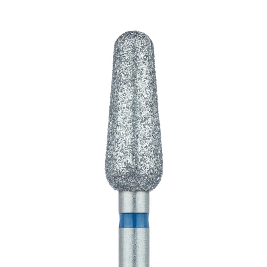 Meisinger 875-045-HP Multi-Use Diamond Bur, Medium Grit, Long Torpedo, 4.5 mm, HP Shank, 2/Pk - Meisinger Diamonds 875-045-HP Medium 2/Pk - Image 1