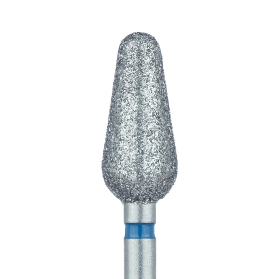 Meisinger 875-060-HP Multi-Use Diamond Bur, Medium Grit, Torpedo/Modified Shoulder, 6.0 mm, HP Shank, 2/Pk - Meisinger Diamonds 875-060-HP Medium 2/Pk - Image 1