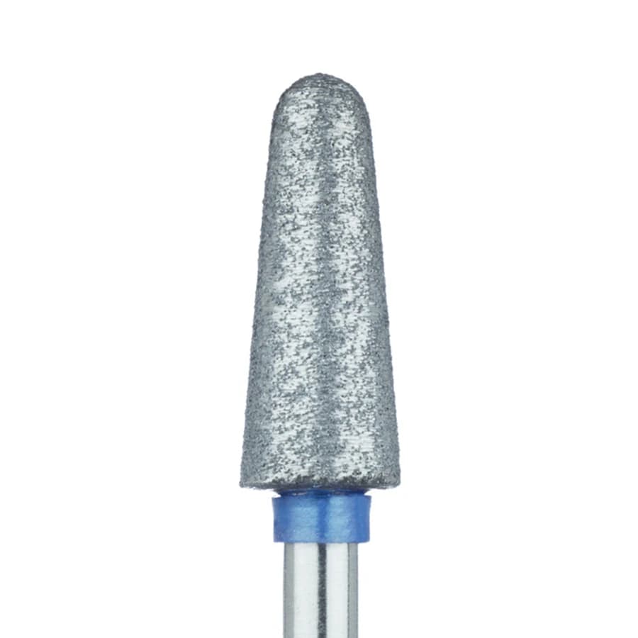 Meisinger 879S-050 Sintered Diamond Bur, Round End Taper, Medium Grit, 5.0 mm, HP (Handpiece) Shank - Sintered Diamond Burs – Round End Taper - Medium Grit, 5.0 mm Diameter - Image 1