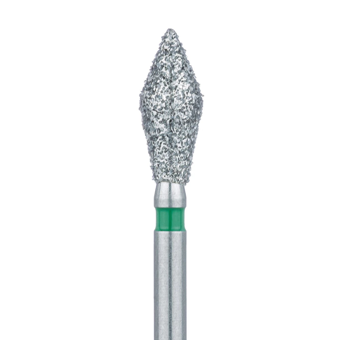 Meisinger 899G-031-FG Coarse Diamond Bur, Modified Football/Barrel Shape, 3.1 mm, Friction Grip, 5/Pk - Meisinger Diamonds 899G-031-FG Coarse 5/Pk - Image 1