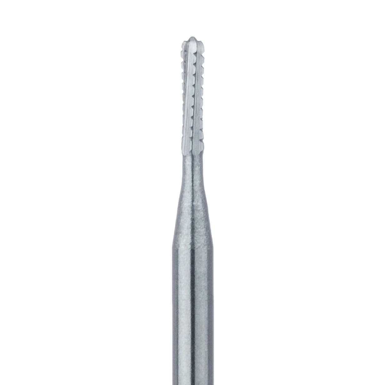 Meisinger FG Carbide Bur #1556, Round End Straight Fissure Crosscut, Friction Grip, 100/Bx, C1556FG - Meisinger FG Carbide Burs - Clinic-Packs - #1556 - Image 1