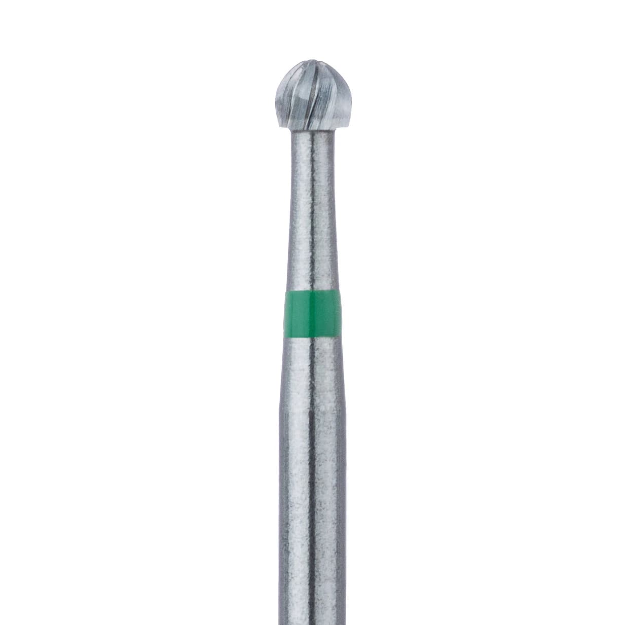 Meisinger Tungsten Carbide Bur, HM1S Round FG, #6S, 1.8 mm Diameter, Friction Grip, 5/Pkg - Tungsten Carbide Burs – HM1S Round FG, 19 mm Shank Length, 5/Pkg - Bur #6S, 1.8 mm Diameter - Image 1