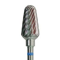 Meisinger HM75-070-HP Lab Carbide Bur, Acrylic Round End Taper, Plain Cut, Medium, 7.0 mm Diameter, HP, 1/Pkg - Lab Bur Carbide Cutters – S, Plain Cut, Medium, HP, 1/Pkg - Size 75, 7.0 mm Diameter - Image 1