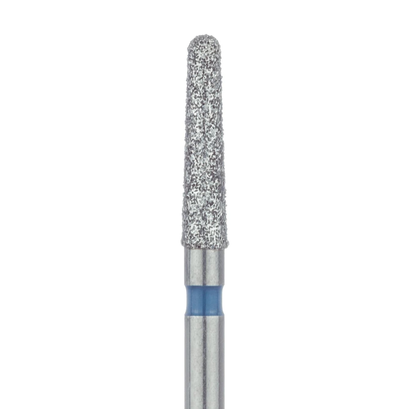 Meisinger Diamond Bur, FG, Medium (Blue), Round End Tapered Chamfer, 856-018-FG, 1.8 mm Head, 5/Pack - Meisinger Diamond, FG, Medium, Blue, Tapered, 856-018, Pkg/5 - Image 1