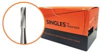 Meisinger FG Sterile-Packed Carbide Bur, #34 (HM2-008-FG), Inverted Cone, Friction Grip, 25/Pack - Meisinger FG Sterile-Packed Carbide Burs - #34 - Image 1