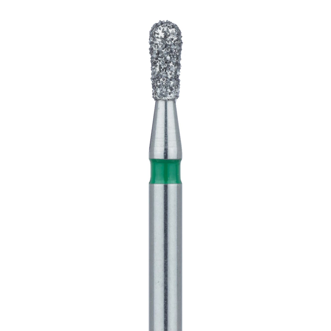Meisinger 809RG-016-FG Coarse Diamond Bur, Round End Pear, 1.6mm, Friction Grip, 5/Pack - Meisinger FG Diamonds - Coarse - 809R-016 - Image 1