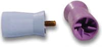Young Dental Turbo Plus LF Prophy Cup, Screw Type, Webbed, Firm, Light Blue, 720/Box, 053805 - Young - Cup Turbo Plus Lf Ltblue 720, 053805 - Image 1