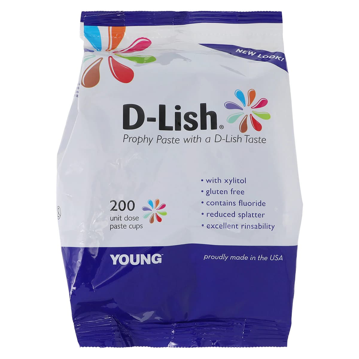 D-Lish Prophy Paste, Coarse, Dreamsicle Orange, 1.23% Fluoride, 200/Bx, 305020 - D-Lish Prophy Paste Coarse Orange 200/Bx, 305020 - Image 1