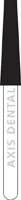 NTI Diamond Bur, Flat End Taper, Coarse Grit, Friction Grip (FG), #848-023, 2.3 mm Head Diameter, 10.0 mm Head Length, 5/Pkg, C848-023 - NTI® FG Diamonds - Coarse - #848-023 (10.0) - Image 1