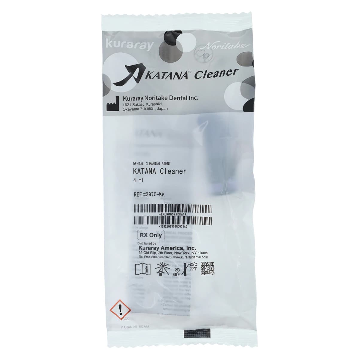 KATANA Cleaner Universal Dental Cleaning Agent, 4 mL Bottle, 3970-KA - KATANA Cleaner 4ml Ea - Image 1