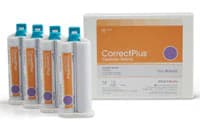 Correct Plus Hydrophilic VPS Impression Material, Tray, Regular Set, Unflavored, 50 ml Cartridges, 32/Pk, Q34JC - Correct Plus Impression Material, Tray, Regular Set, 50 ml, 32/Pk, Q34JC - Image 1