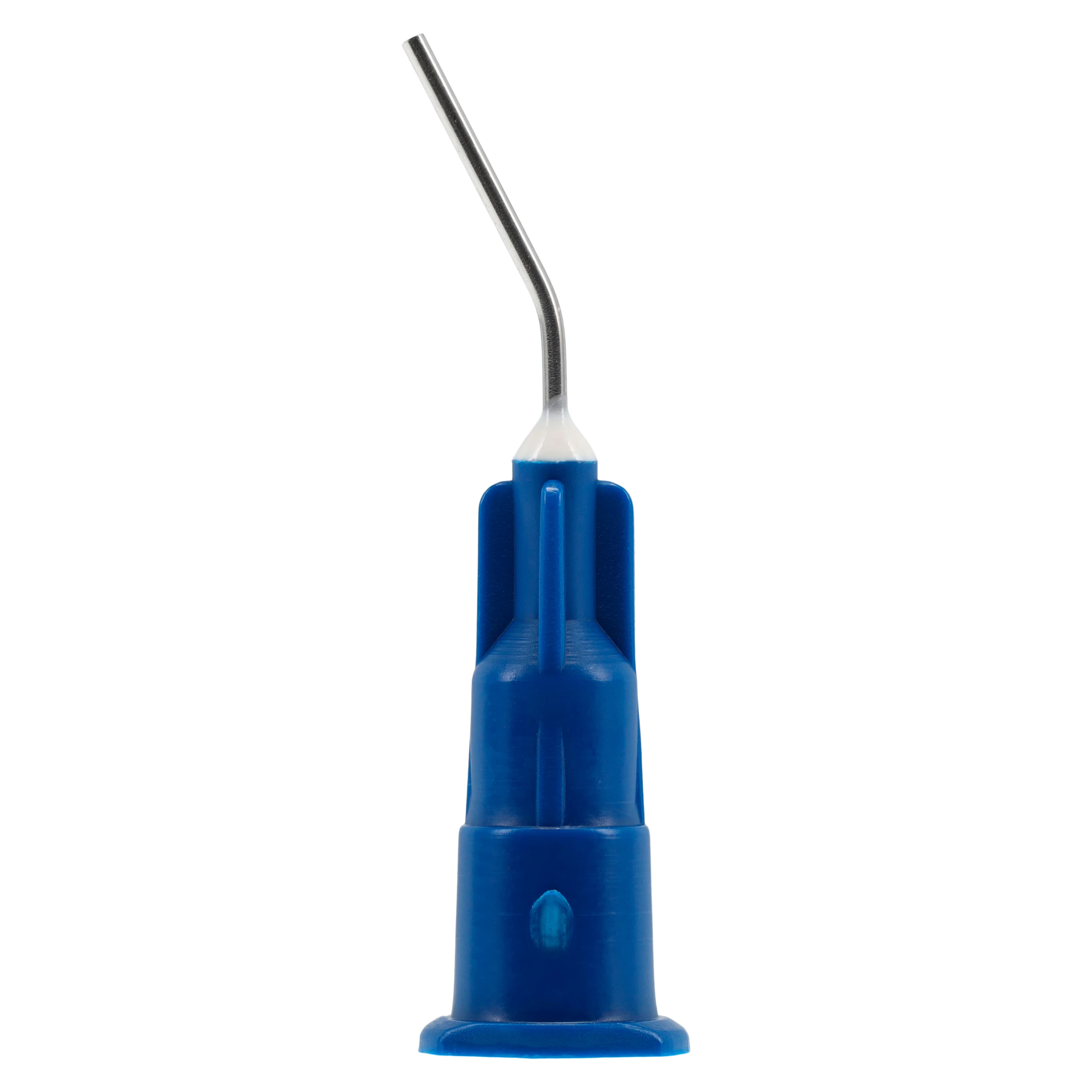 Bond-It Bent Needle Tips, 22 Gauge, Blue, 100/Box, T26B - Bond-It, Bent Needle Tips, 100/Box, Blue, 22Ga, T26B - Image 1