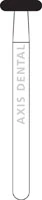 NTI Friction Grip Diamond Bur, Fine, Donut, #909-040 / F909-040, 2.0 mm Length, 5/Pkg - NTI® FG Diamonds - Fine - #909-040 (2.0) - Image 1