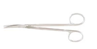 Miltex Metzenbaum Scissors, Curved, Blunt, 6" (15.2 cm), Stainless Steel, Each - Metzenbaum Curved Blunt 6" Scissors - Image 1