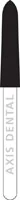 NTI® FG Diamond Bur, Super Coarse, Curettage, Cone Bevel End, #879K-023, 2.3 mm Diameter, 10.0 mm Length, Black Ring, 5/Pkg - NTI® FG Diamonds - Super Coarse - #879K-023 (10.0) - Image 1