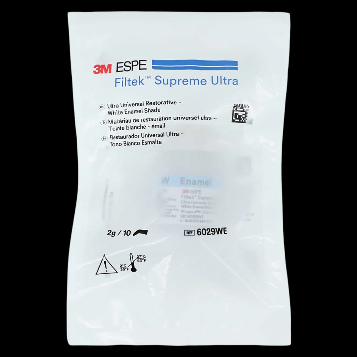 3M Filtek Supreme Ultra Universal Restorative Capsules, White Enamel (WE), 0.2 g, 10/Pk, 6029WE - Filtek Supreme Ultra Universal Caps White Enamel 10Pk - Image 1