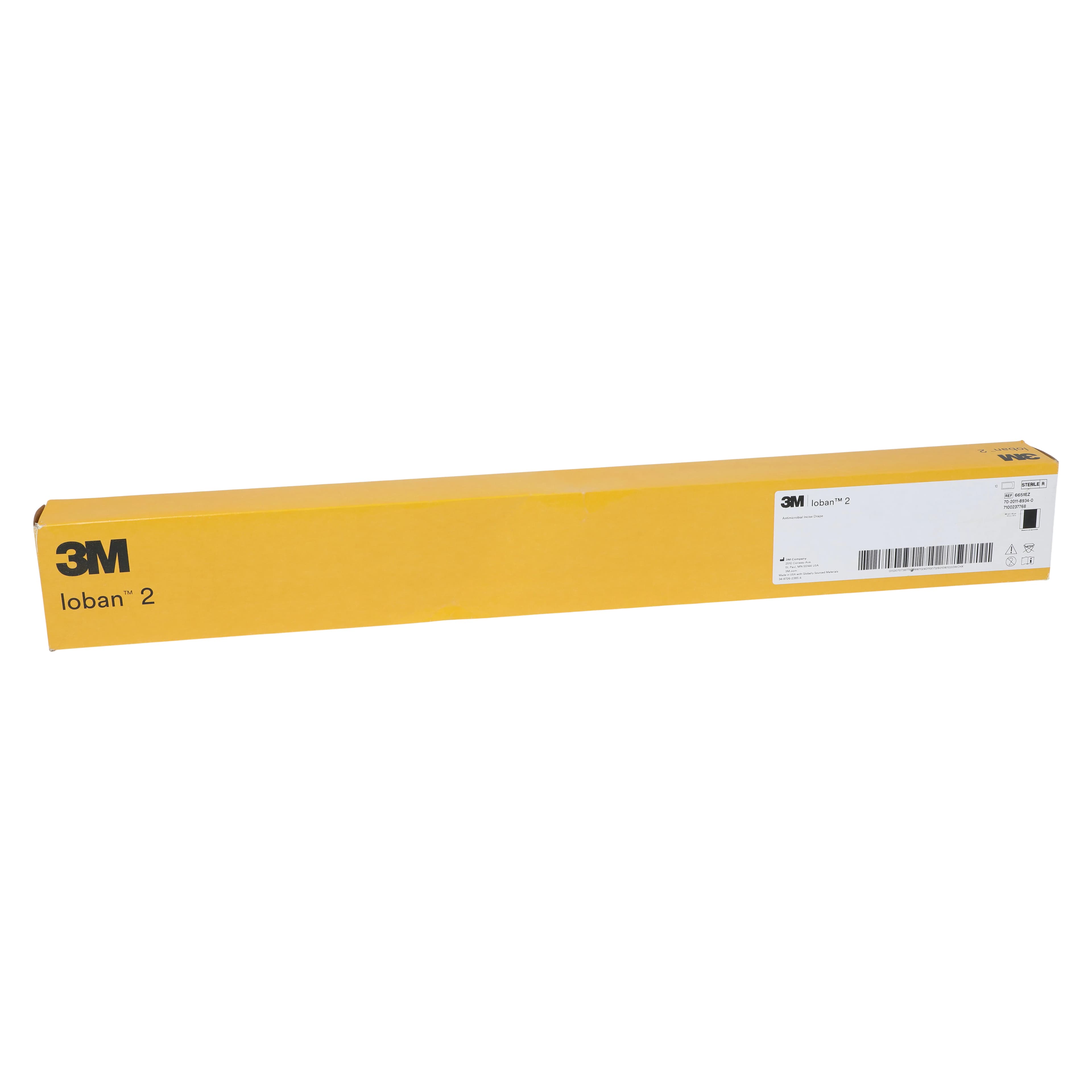 3M Ioban 2 Antimicrobial Incise Drape, 23" x 33", Sterile, Non-Fenestrated, 10/Bx, 6651EZ - 3M IOBAN 2 ANTIMICROBIAL INCISE DRAPE, 6651EZ - Image 1