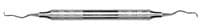 Standard Gracey Curette #11-12, Posterior Mesial, Double End, EagleLite Stainless Steel Handle, 3/8", AEG11-12Z, 1/Pk - Standard Gracey Curette, # 11-12, Posterior Mesial, EagleLite Handle, 3/8", Stainless Steel, 1/Pk - Image 1