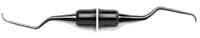 American Eagle Gracey +3 Access Curette 3-4 (3/8), Double End, EagleLite Resin Black Handle, AEGA3-4X - Curette Gracey Access 3-4 3/8 Black - Image 1