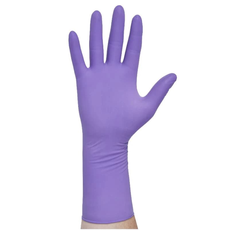 Halyard Purple Nitrile-Xtra Exam Gloves, Powder-Free, Latex-Free, X-Small, Purple, 50/Bx, 10 Bx/Cs, 55090 - HALYARD PURPLE NITRILE-XTRA EXAM GLOVES, 55090 - Image 1