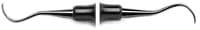American Eagle McCall 17/18S Universal Curette, Double End, 3/8" Narrow Blade, EagleLite Resin Black Handle, AECM17-18SX - Curette McCalls 17-18S 3/8 Black - Image 1